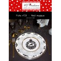 Fiche n°20 - Noël Magique - SERVICE DE TABLE -  Télechargeable