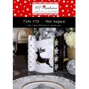 Fiche n°20 - Noël Magique - VASE ET PLATS -  Télechargeable