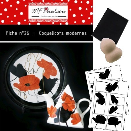 KIT n° 10 - Coquelicots Modernes